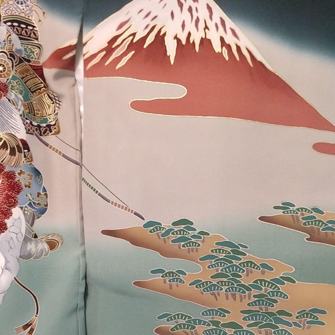 大特価高級 お宮詣りお祝い着 男の子 正絹 新品未使用 No3 ぴろみ