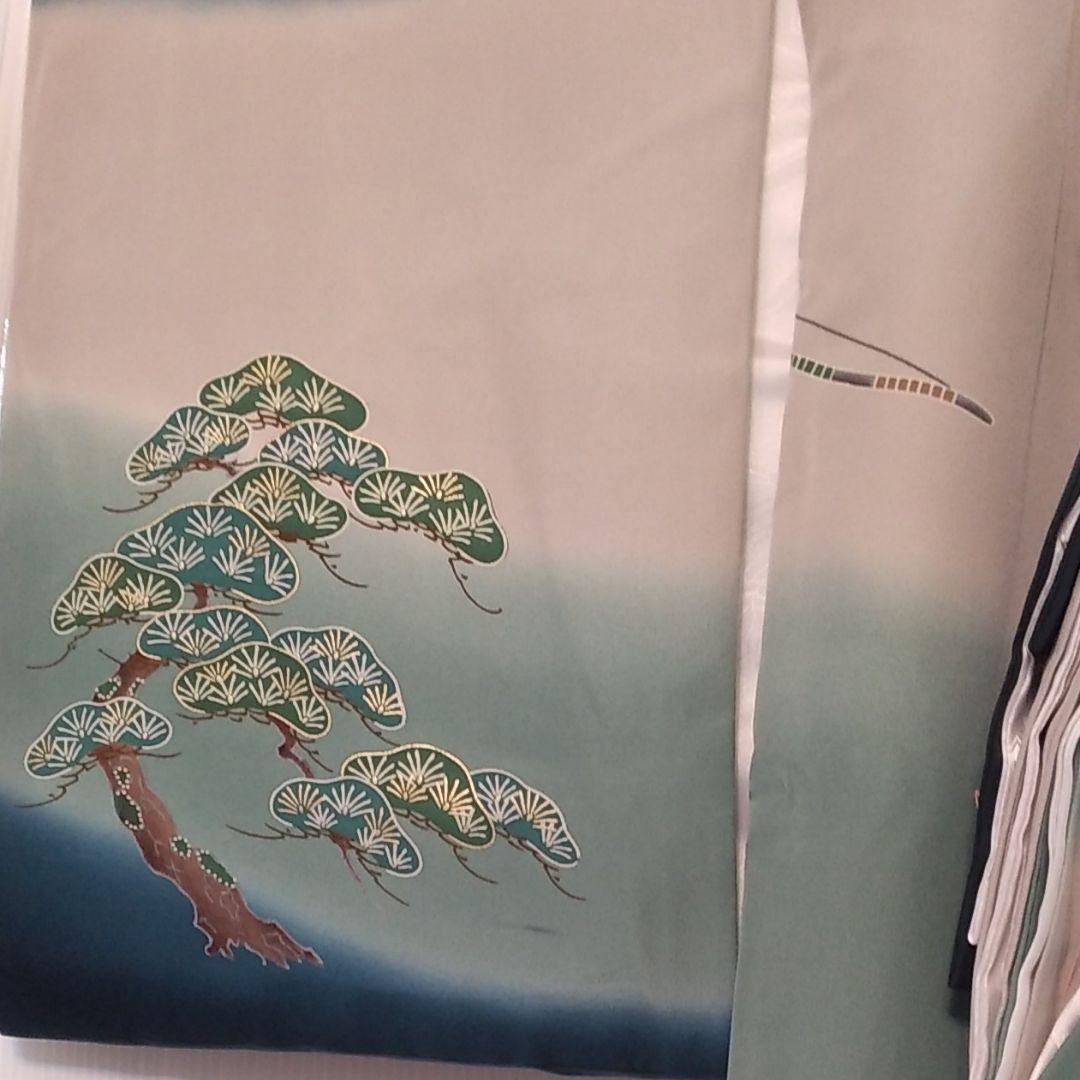 大特価高級 お宮詣りお祝い着 男の子 正絹 新品未使用 No3 ぴろみ