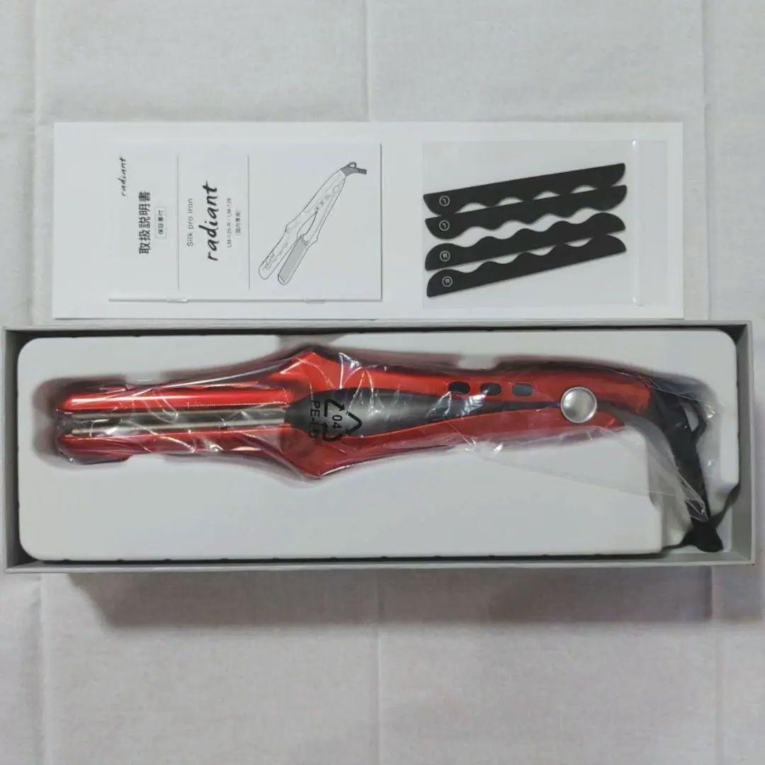 れ*お様 ラディアント ヘアアイロン 28mm シルクプレート レッド