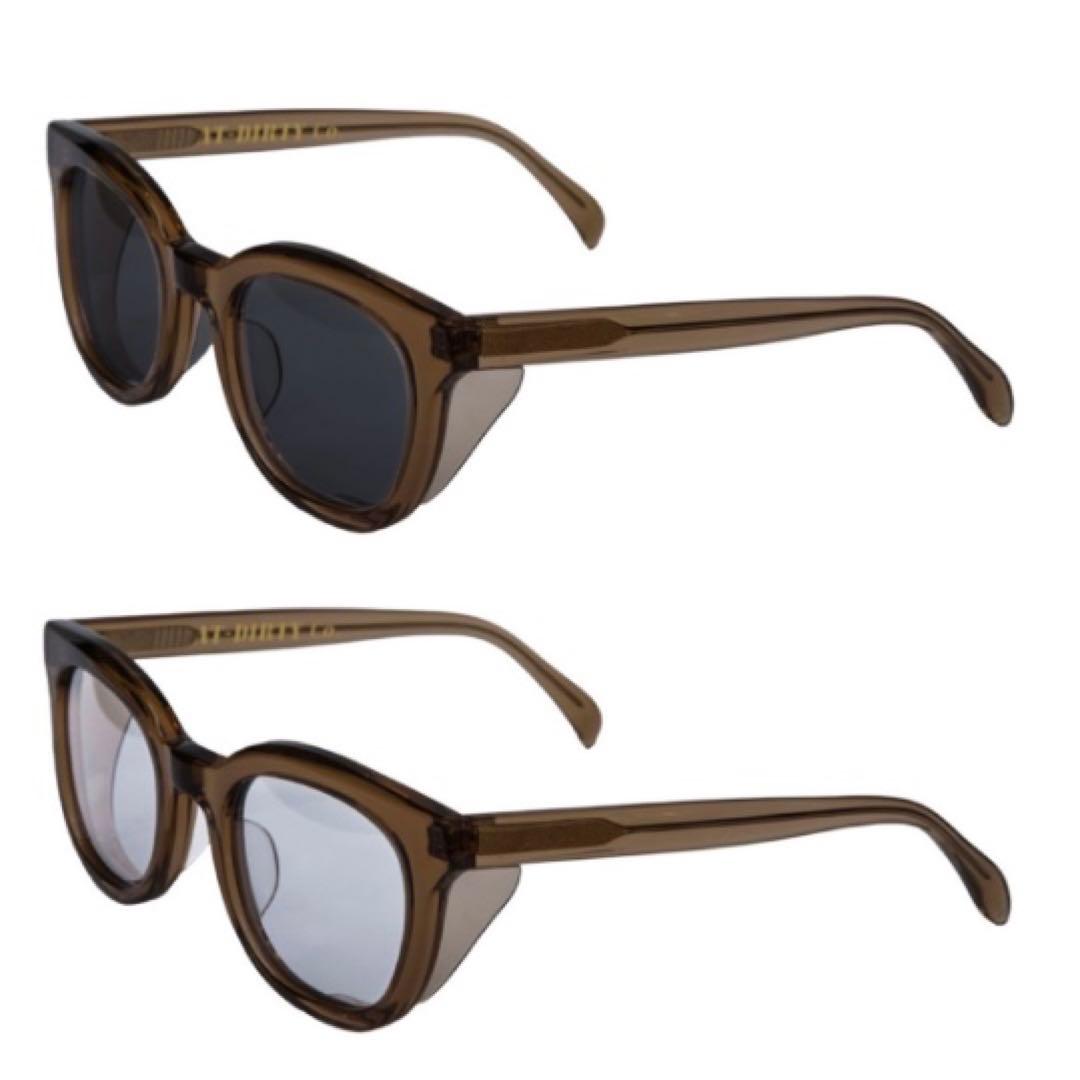 AT-DIRTY/WINDY SUNGLASSES B.CLEAR×調光GRAY