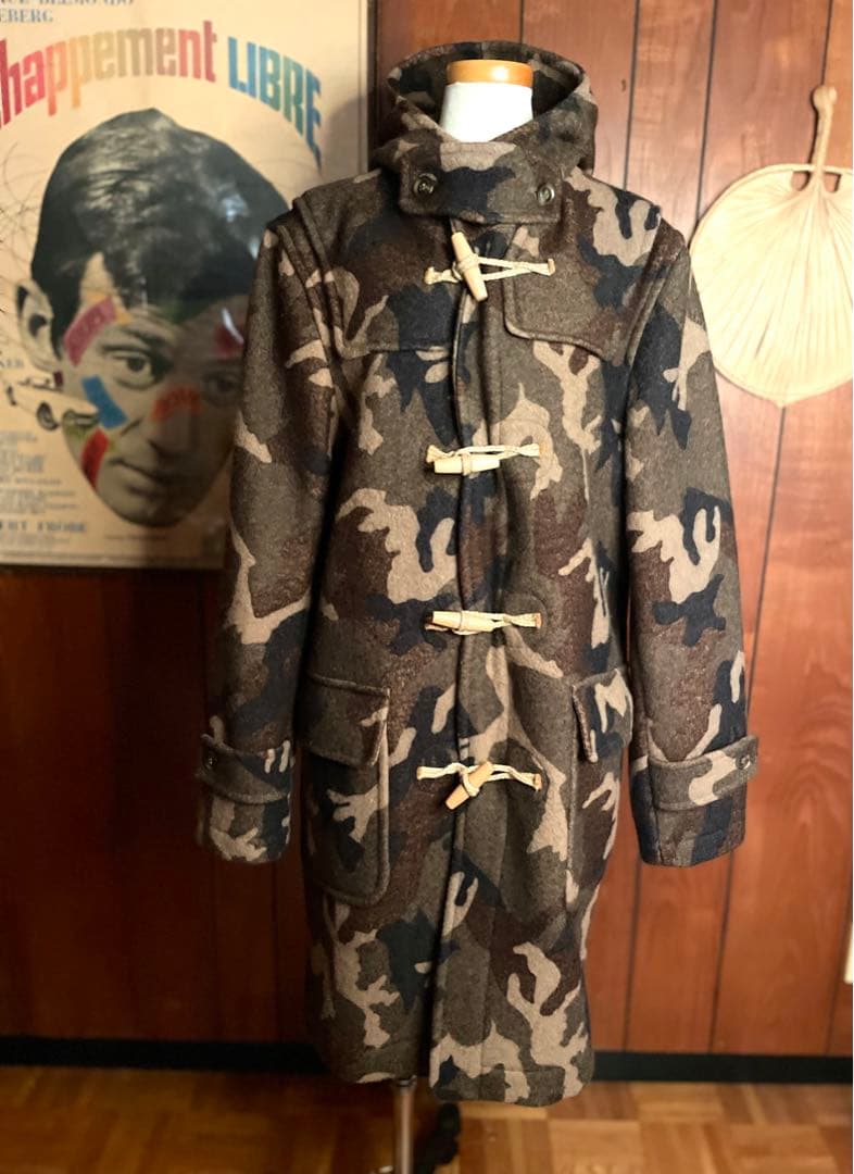 HARNOLD BROOK 迷彩ダッフルコート