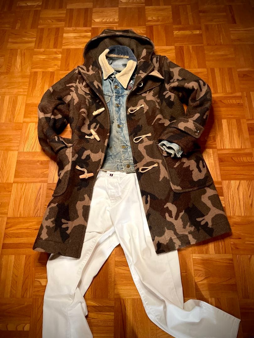 HARNOLD BROOK 迷彩ダッフルコート