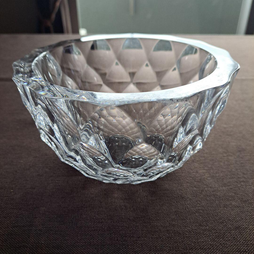 オレフォス Orrefors SWEDEN クリスタル花器 ボウル