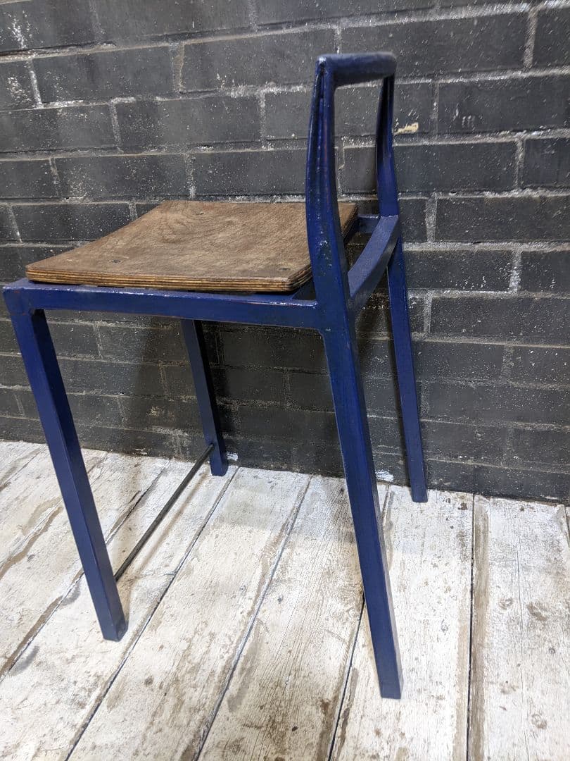 ネイビーアイアン スツール 2脚セット