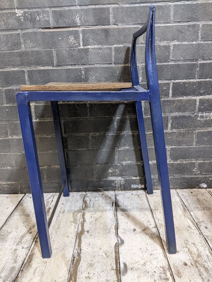 ネイビーアイアン スツール 2脚セット