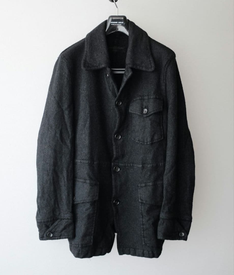 COMME des GARCONS HOMME ウール縮絨ジャケット 田中オム