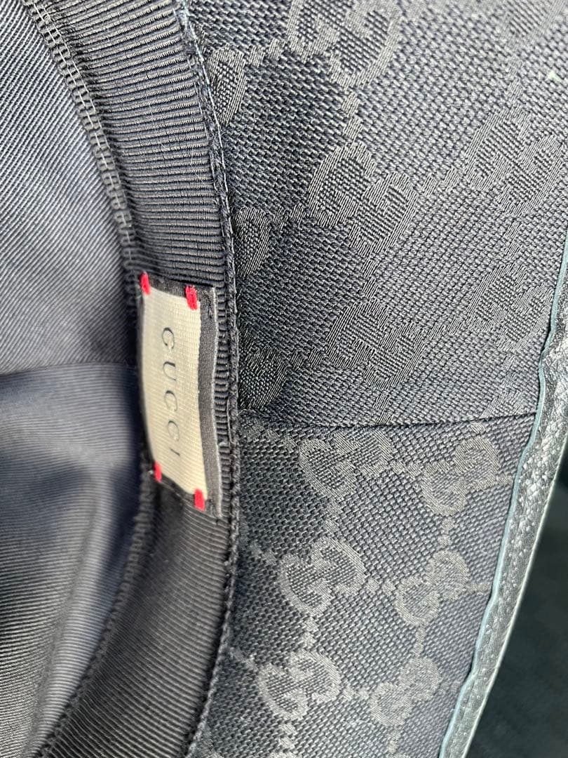 【グッチ オリジナル GGキャンバス バケットハットブラック】