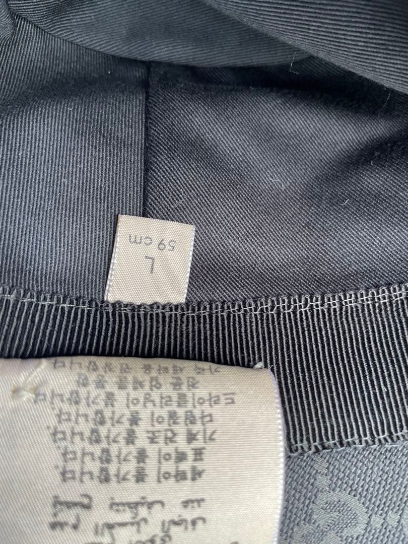 【グッチ オリジナル GGキャンバス バケットハットブラック】