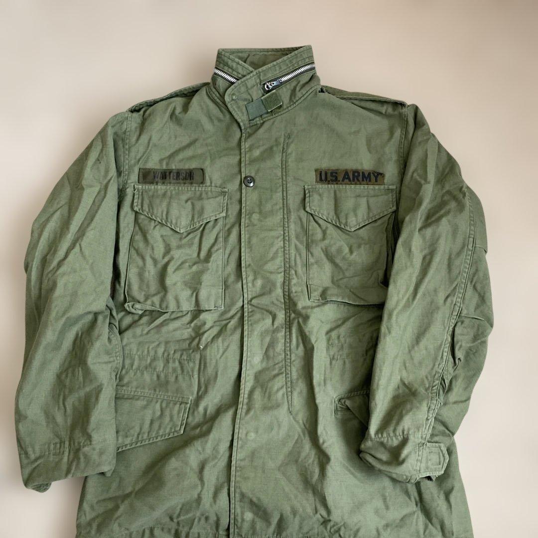 M-65 アルミジップ　S-R U.S. ARMY ミリタリージャケット レア