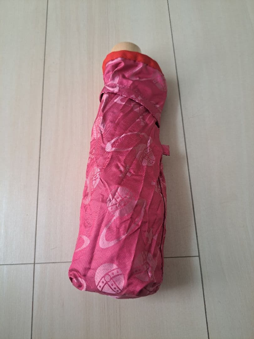 ヴィヴィアンウエストウッド ピンク折りたたみ傘 晴雨兼用