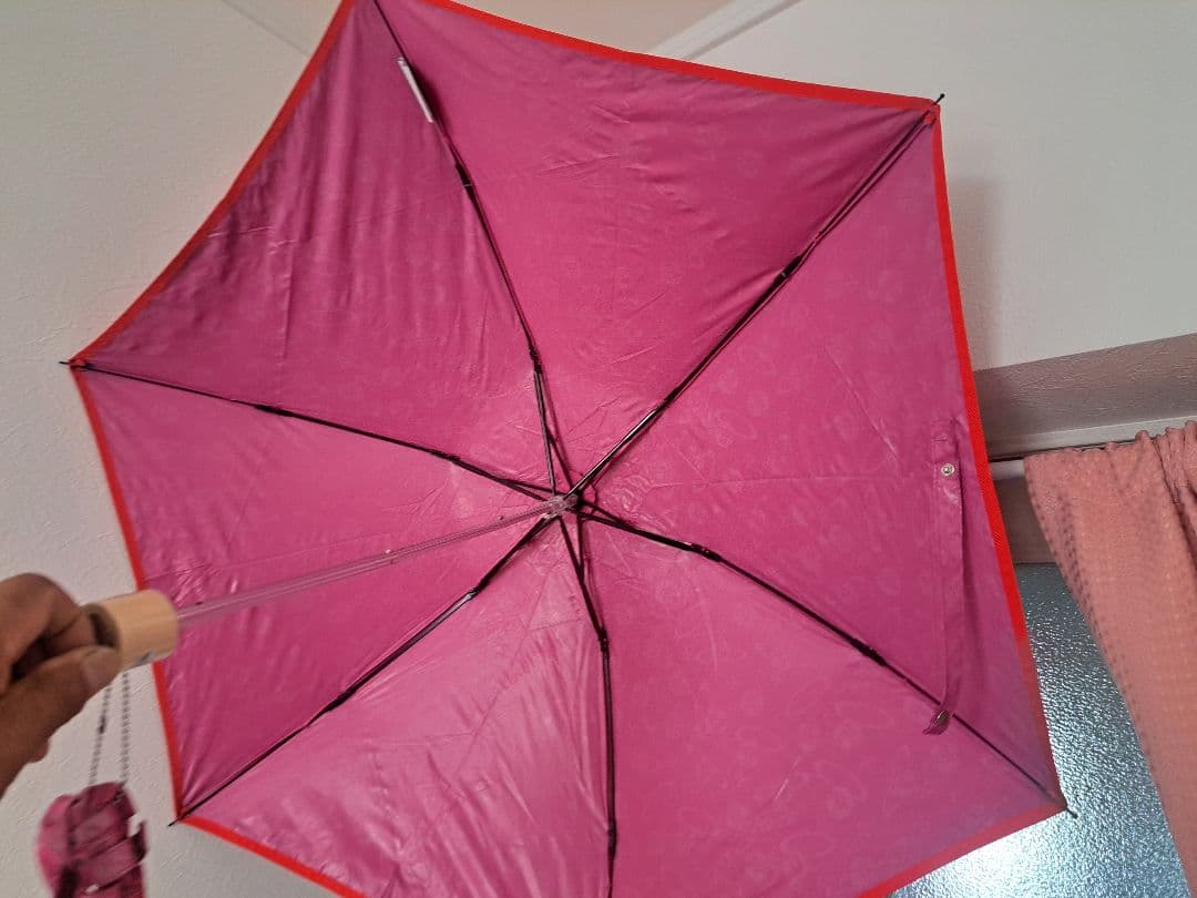 ヴィヴィアンウエストウッド ピンク折りたたみ傘 晴雨兼用