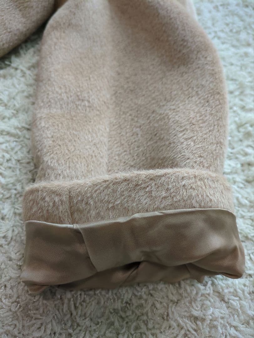 【美品】ANAYI　アナイ　シャギーコクーンコート　現行　タグ　女優襟