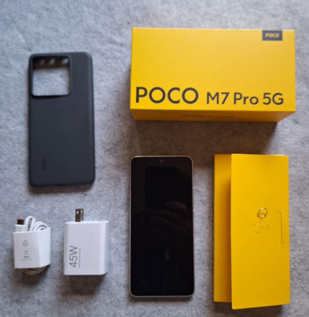 POCO M7 Pro 5G 本体 45W充電器付き