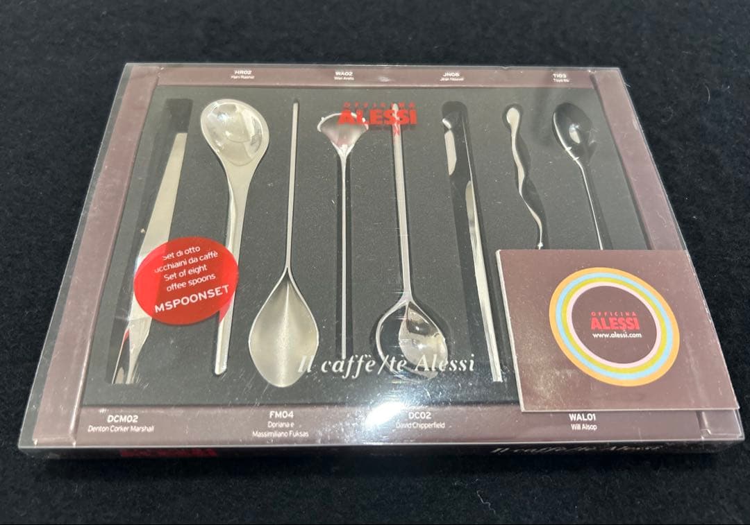 Alessi コーヒースプーンセット 8本