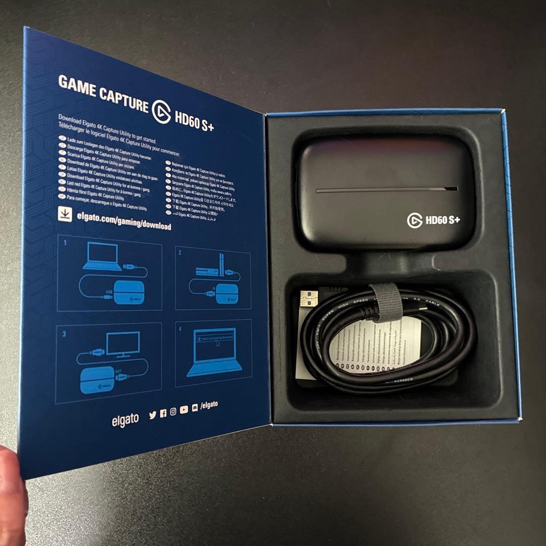 【動作確認済】Elgato HD60 S+ キャプチャーボード
