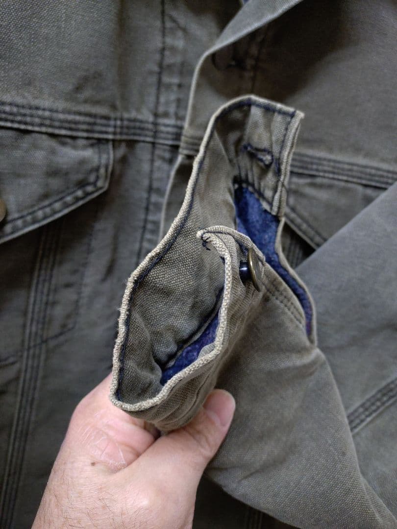 90s カーハート トラッカージャケット ブランケット L JB142 ?