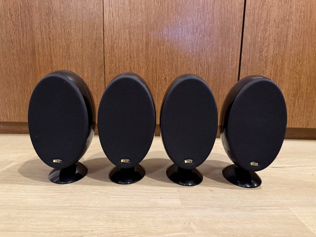 KEF 5.1 ホームシアター スピーカー システム (グロス ブラック)