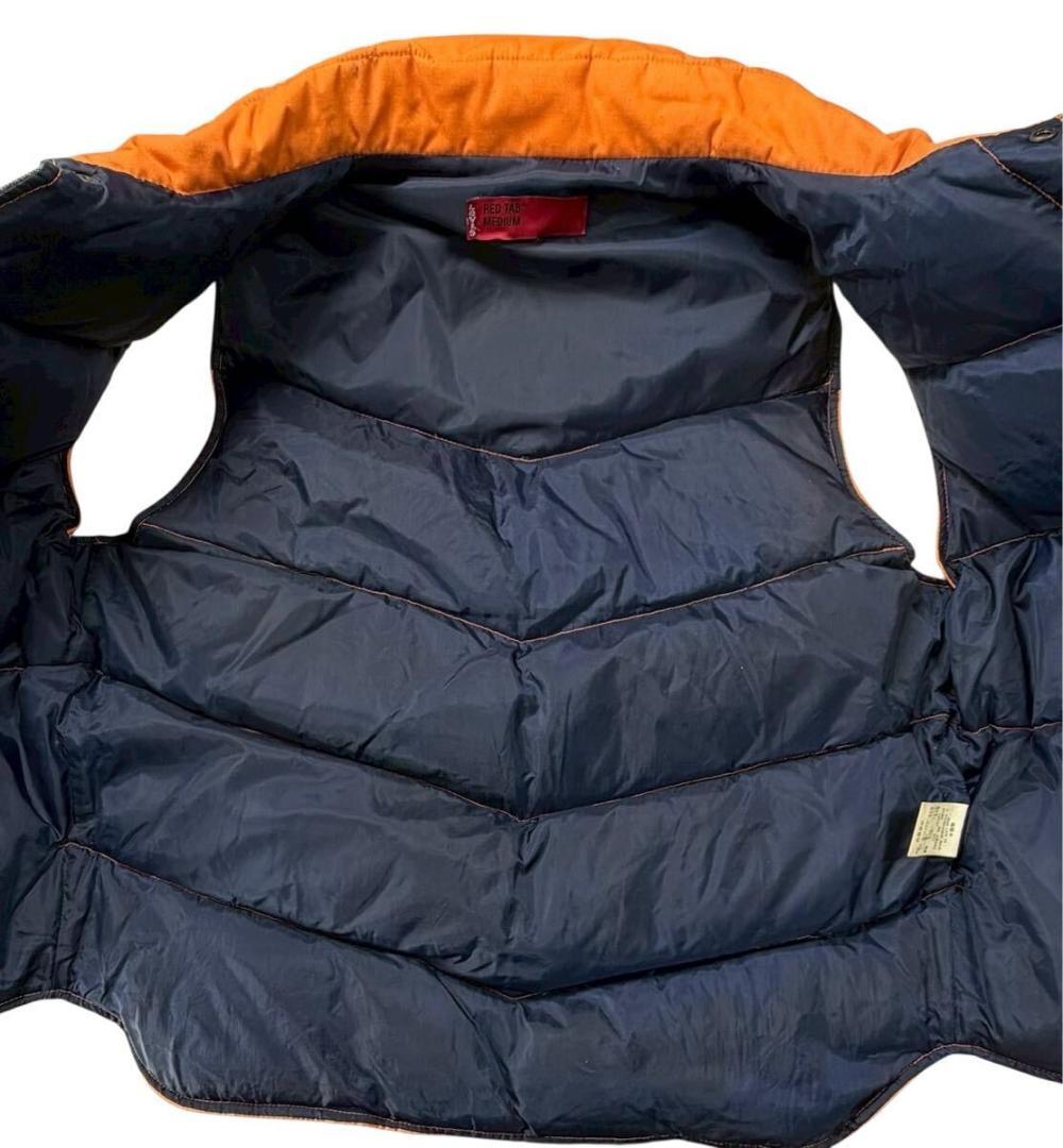 リーバイス レッドタブ 復刻スキーベスト ダウンベスト レッド/デニム M
