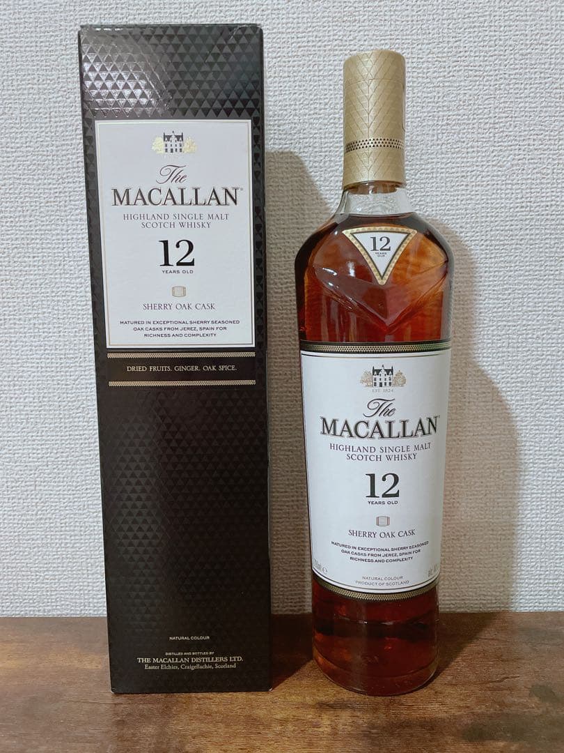 【箱付】マッカラン12年シェリーオークカスク 700ml 未開栓 シングルモルト