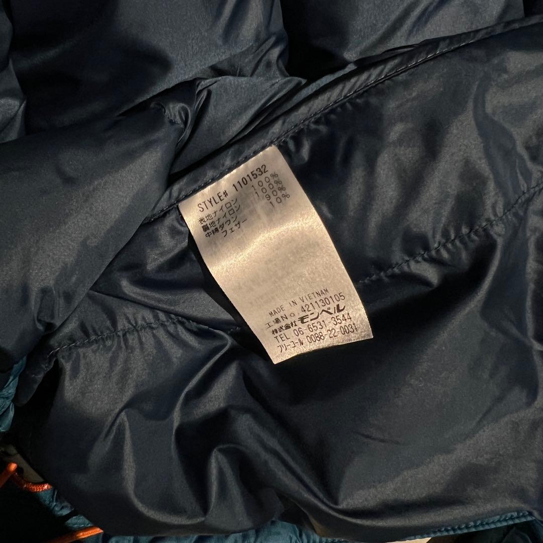 【超希少❗️】mont-bell アルパインダウン スカイブルー S 水色