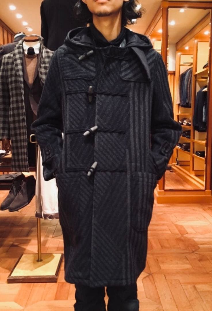 定価11万　超希少でオシャレ　beams f ダズル迷彩ダッフルコート　XS