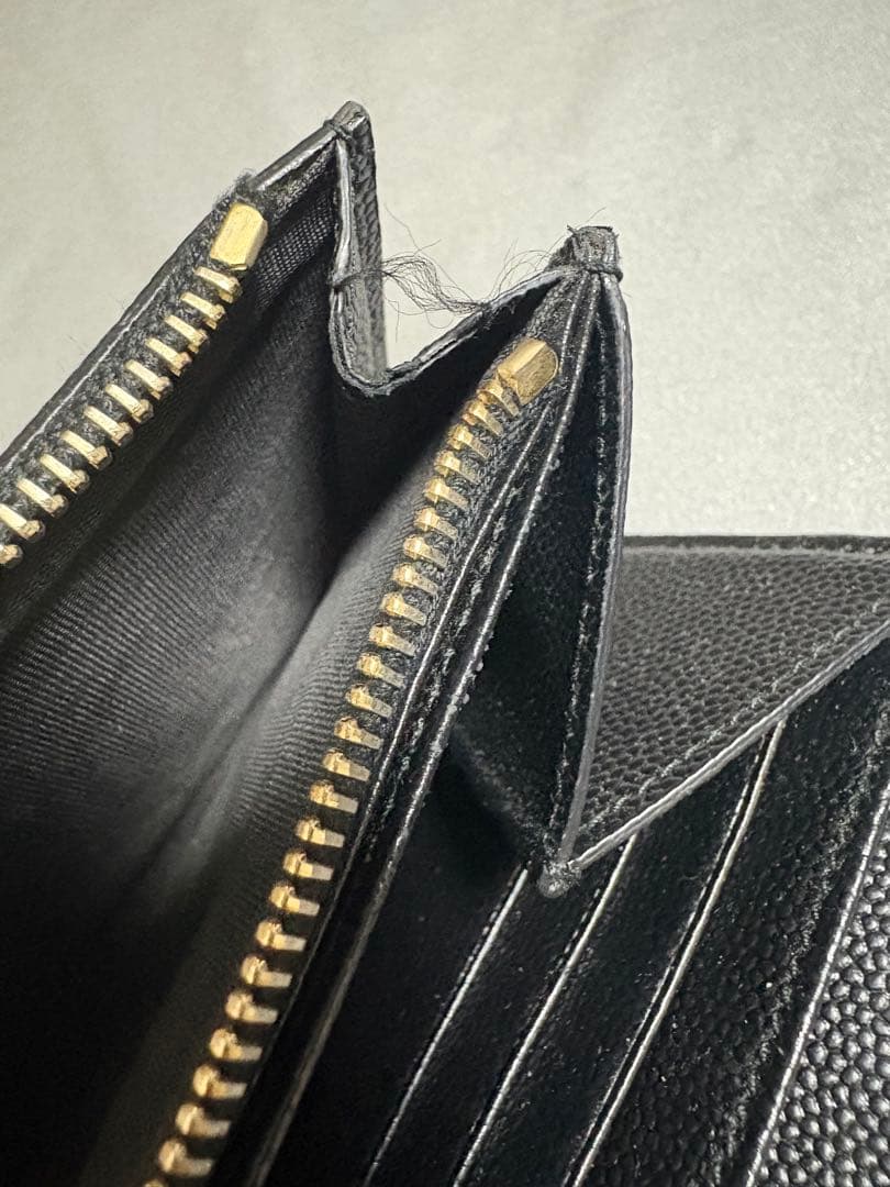 【美品/箱付き】サンローラン　長財布　SaintLaurent イブサンローラン
