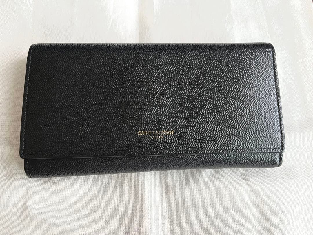 【美品/箱付き】サンローラン　長財布　SaintLaurent イブサンローラン