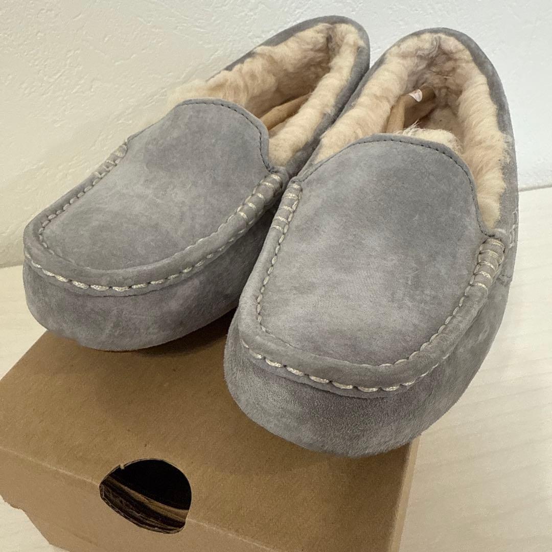UGG W Ansley モカシン グレー 6 23