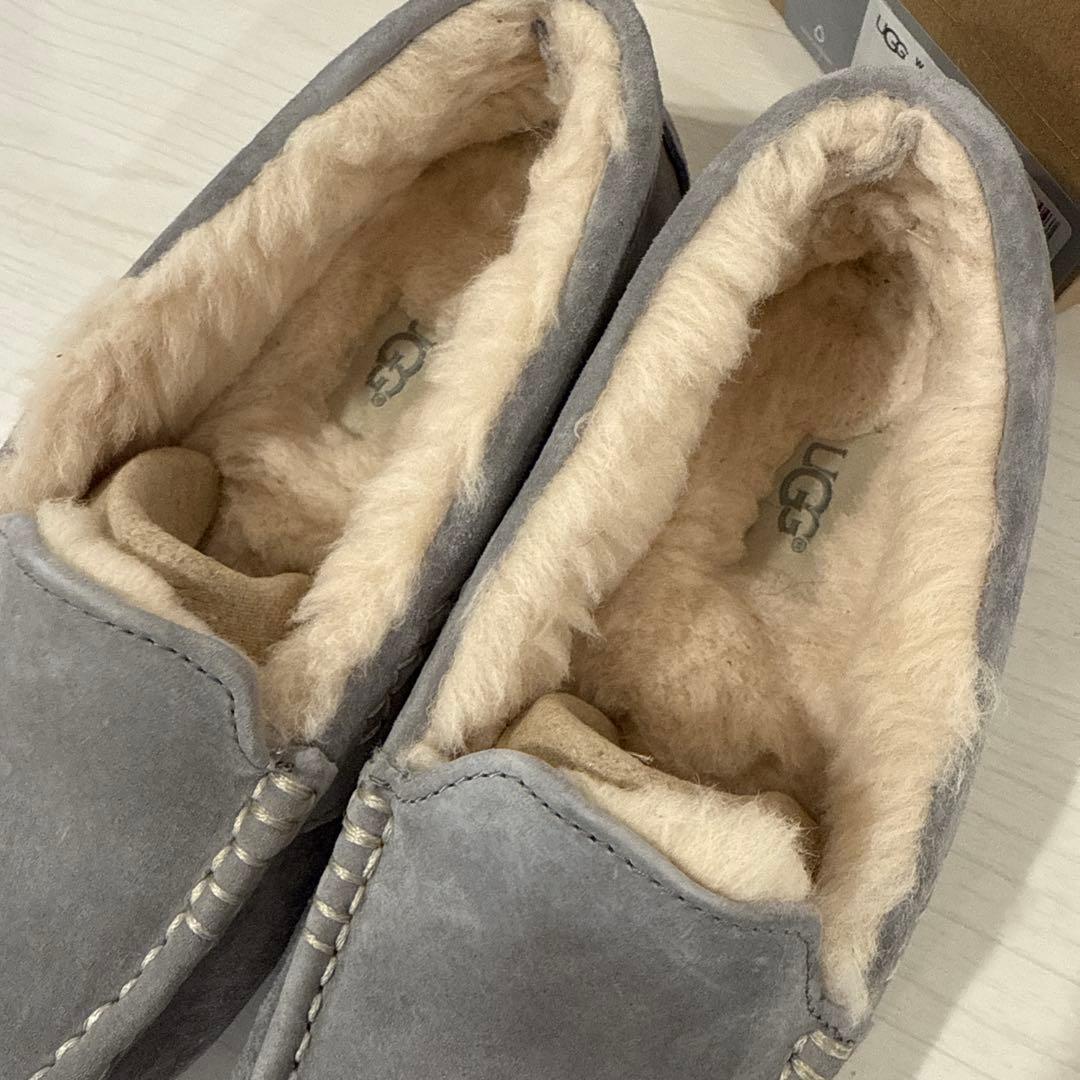 UGG W Ansley モカシン グレー 6 23