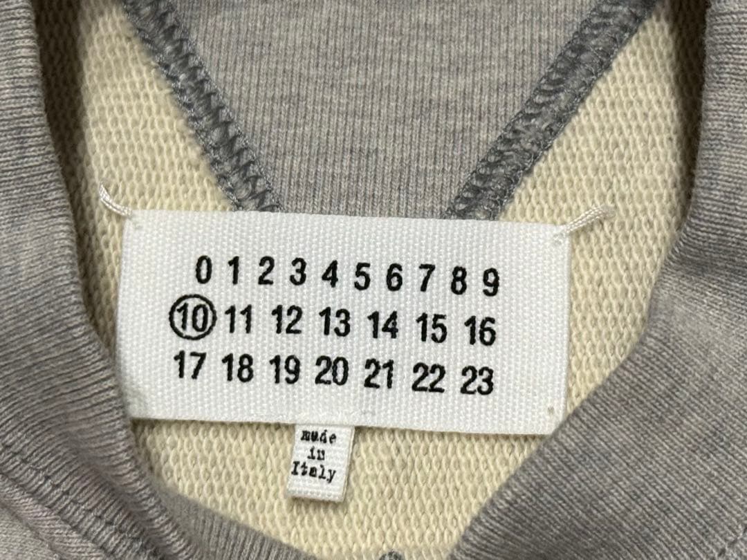 メゾンマルジェラ MAISON MARGIELA トレーナー スウェット グレー