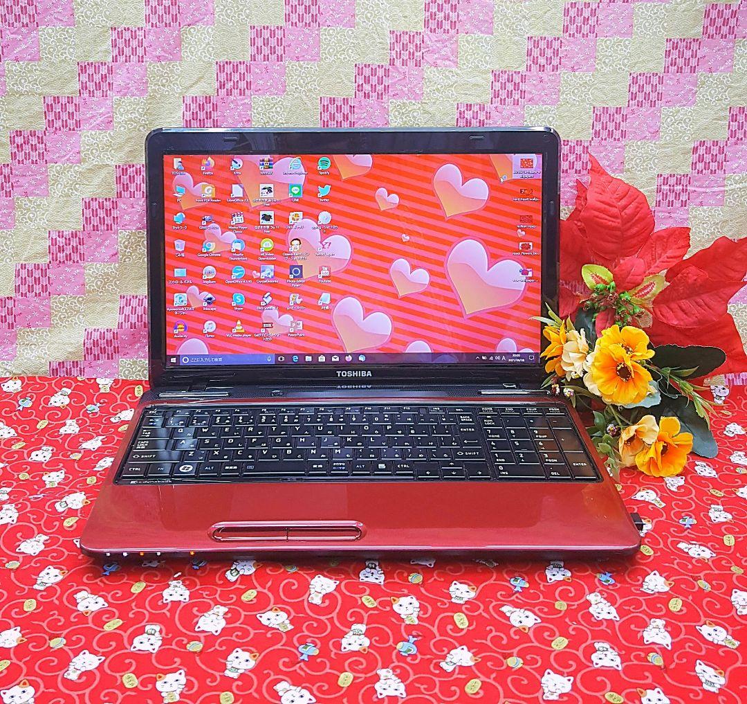 最新Win11搭載♥東芝♥2世代Corei5搭載♥レッド色東芝♥動画編集