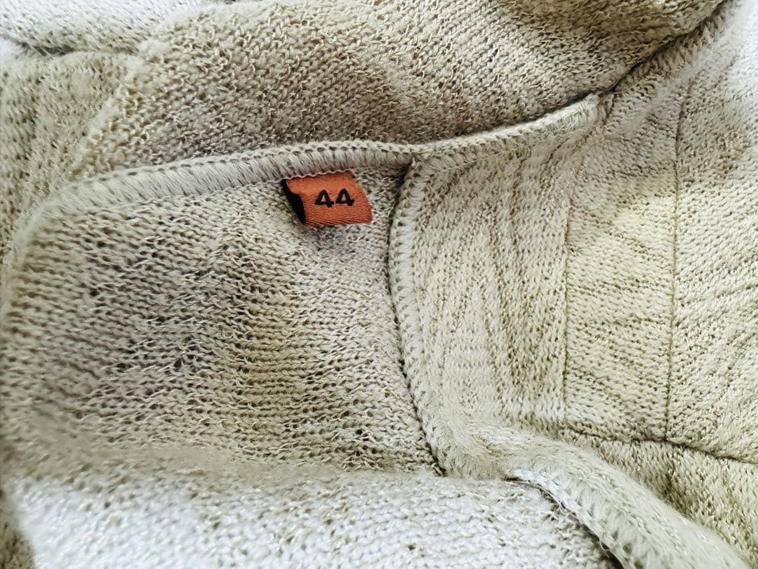 ミッソーニ ベージュ テーラードニットジャケット サイズ44 イタリア製