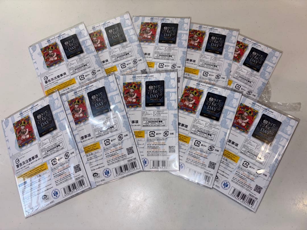 新品未開封　プレミアムカードコレクション　ワンピースデイ2025 10セット