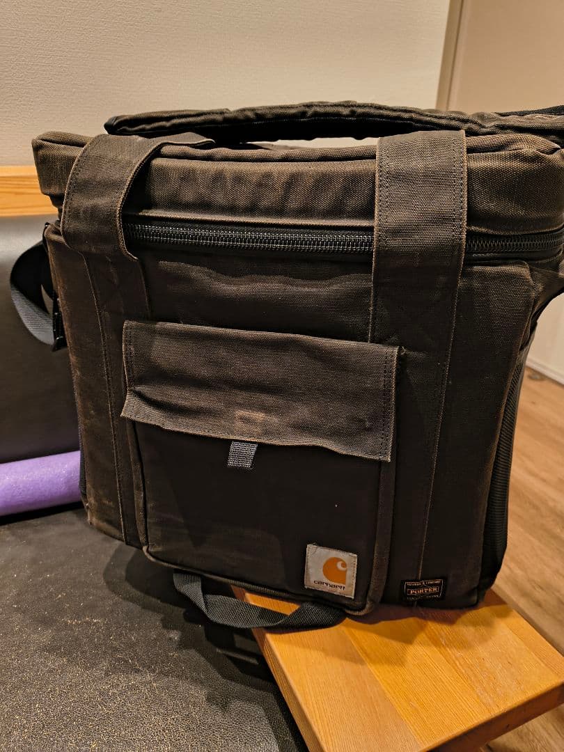 m*a様 レコードバッグ　carhartt porter wネーム　藤原ヒロシ