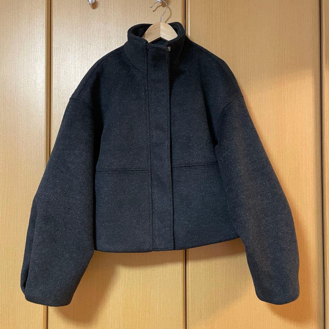 Reurie'(レウリィ) ダブルジップショートウールコート