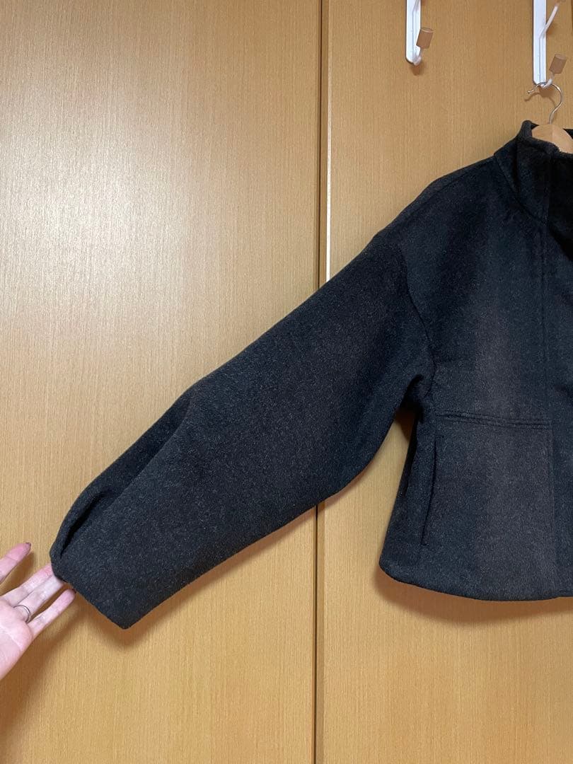 Reurie'(レウリィ) ダブルジップショートウールコート