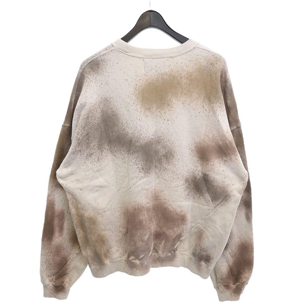 NOMA t．d．染加工デザインクルーネックスウェット