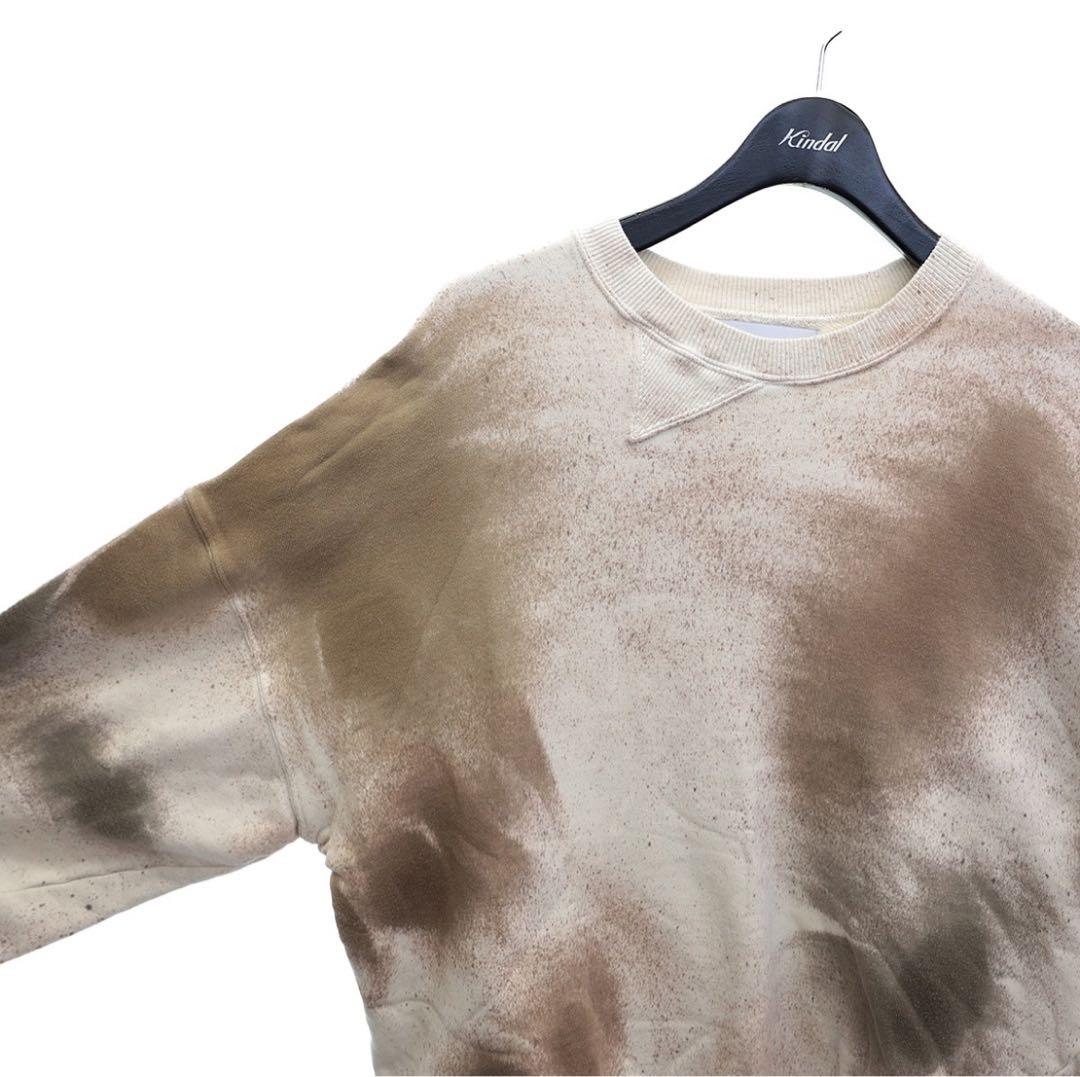 NOMA t．d．染加工デザインクルーネックスウェット