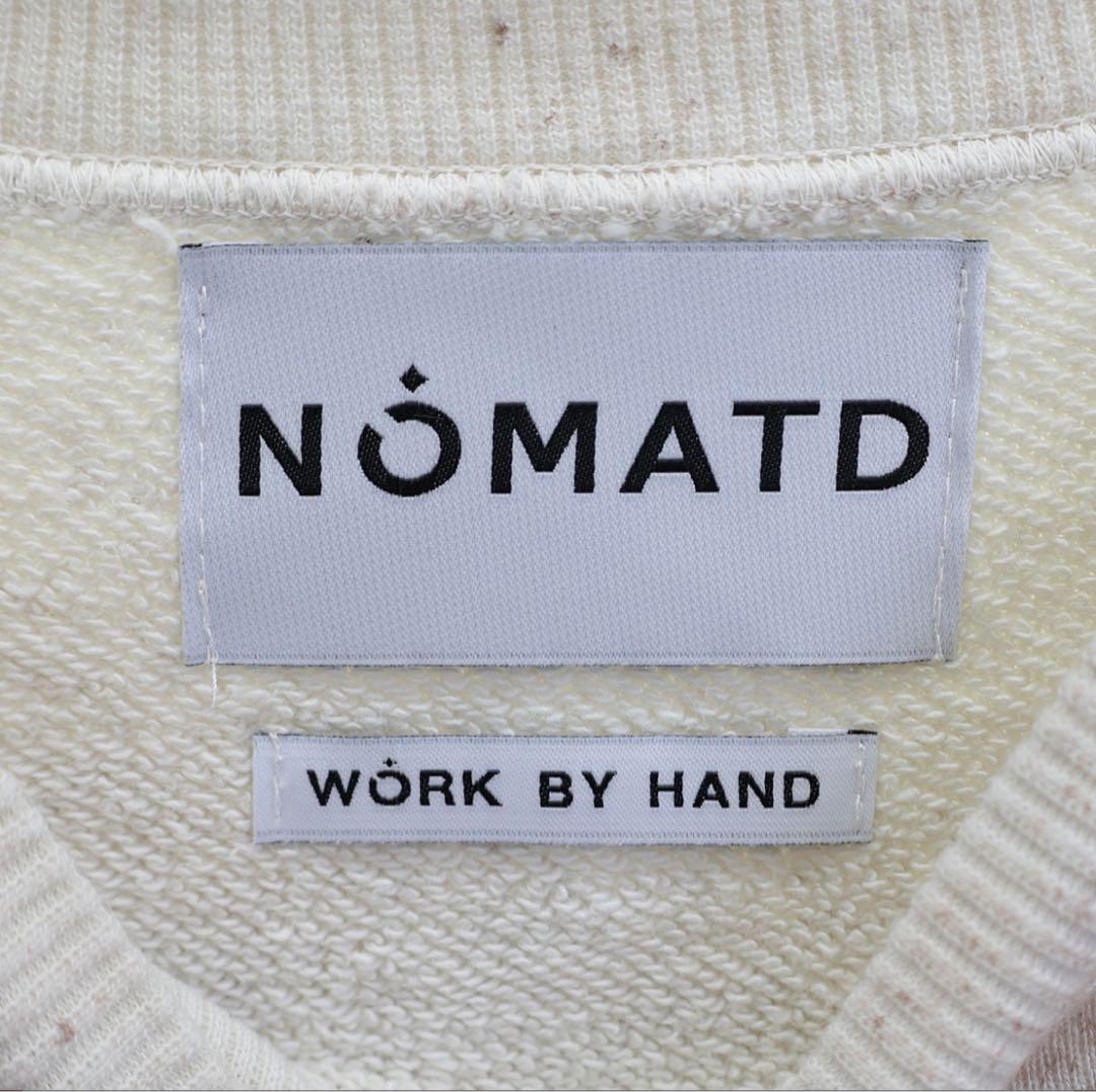 NOMA t．d．染加工デザインクルーネックスウェット