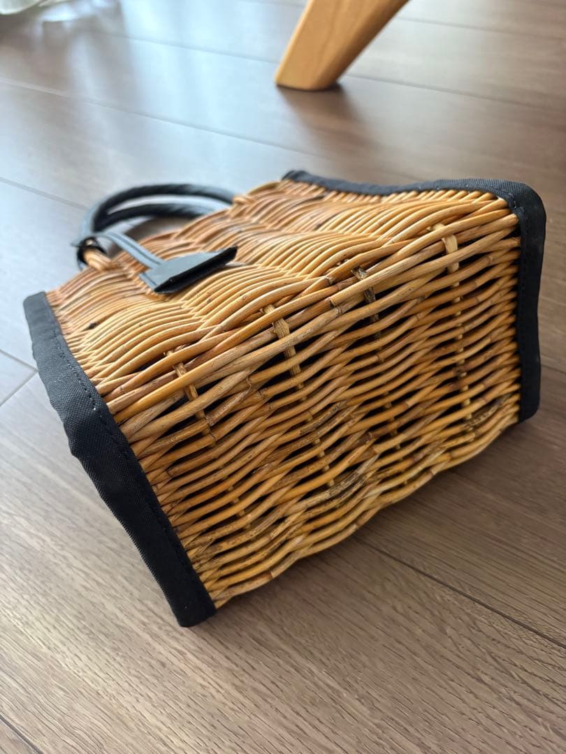オッズ　天然アラログかごバッグ　かごバッグ