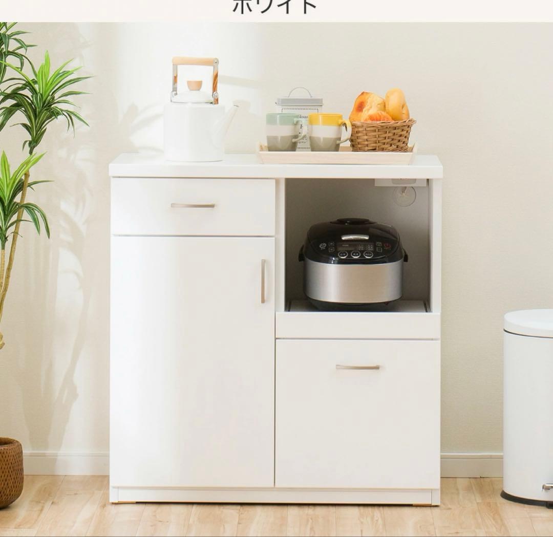 ★ MACO♡ ‼️★美品★ニトリ　キッチンカウンターレンジボード 幅80㎝