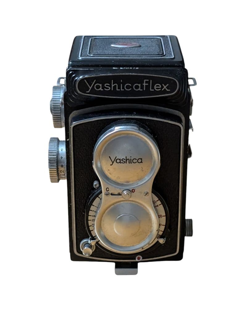 ヤシカ Yashicaflex 二眼レフカメラ レンズキャップ付き