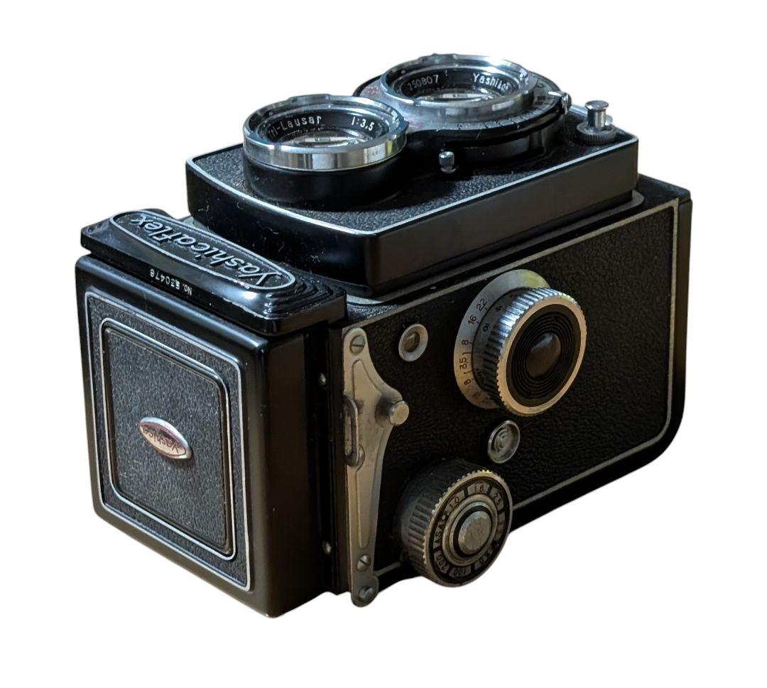 ヤシカ Yashicaflex 二眼レフカメラ レンズキャップ付き