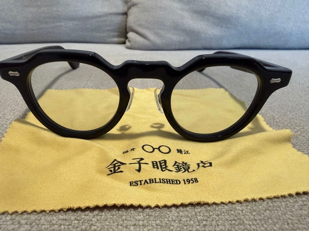 金子眼鏡　メガネ　KC-98 ブラック
