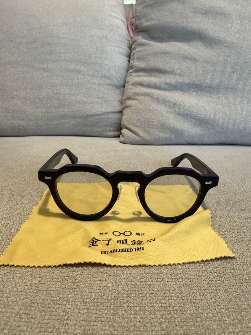 金子眼鏡　メガネ　KC-98 ブラック