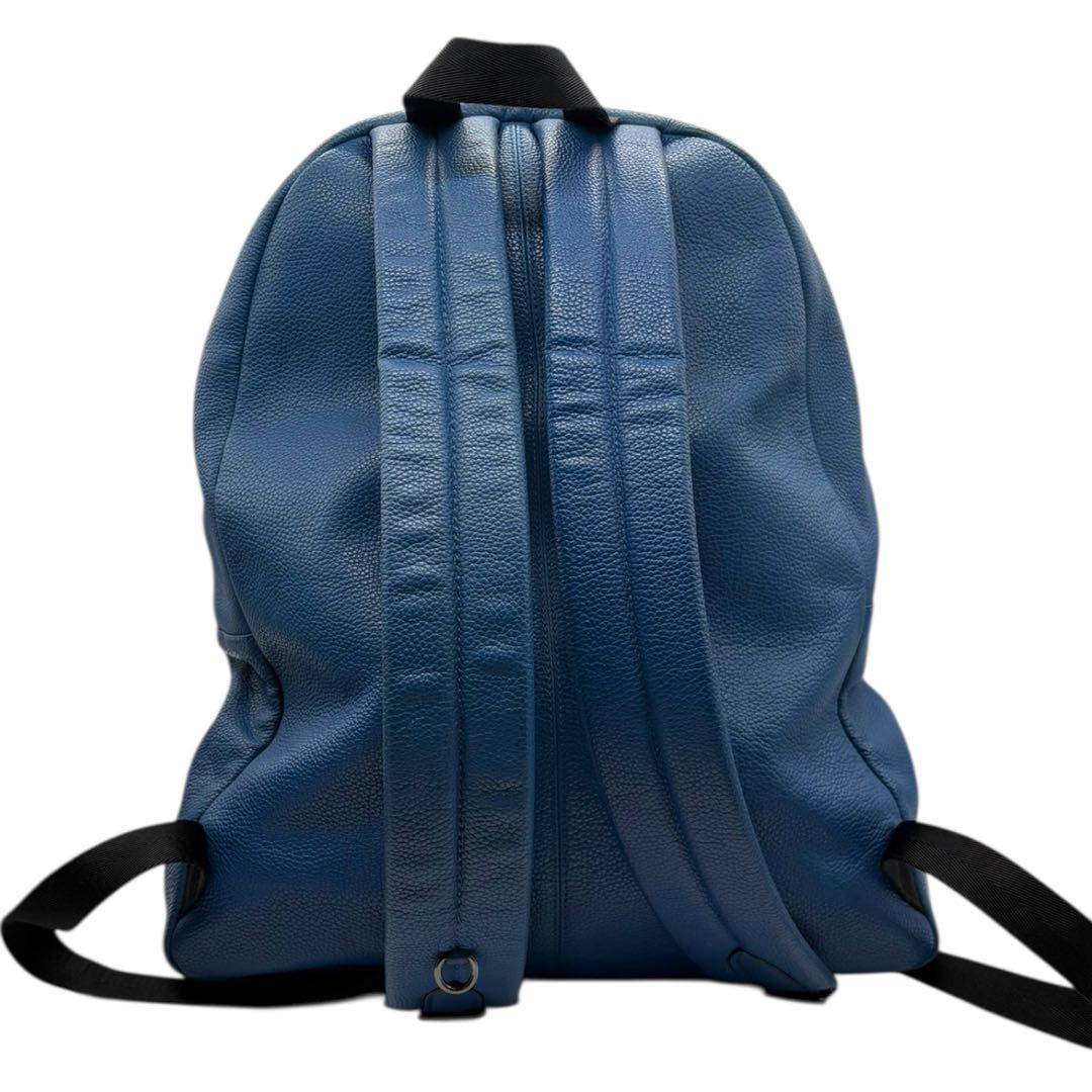 COACH コーチバックパック ヴァーシティー ストライプ青 リュック 大容量