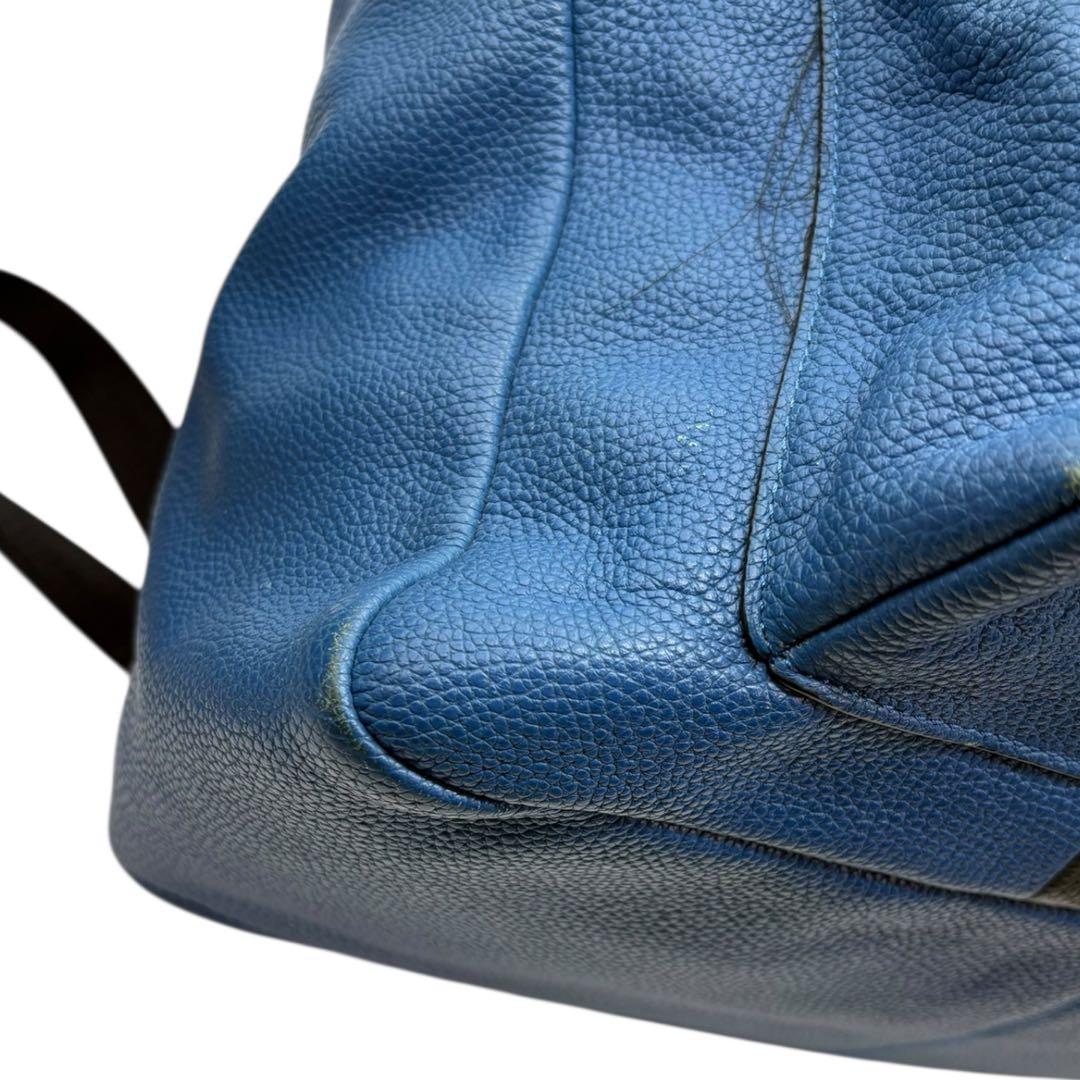 COACH コーチバックパック ヴァーシティー ストライプ青 リュック 大容量