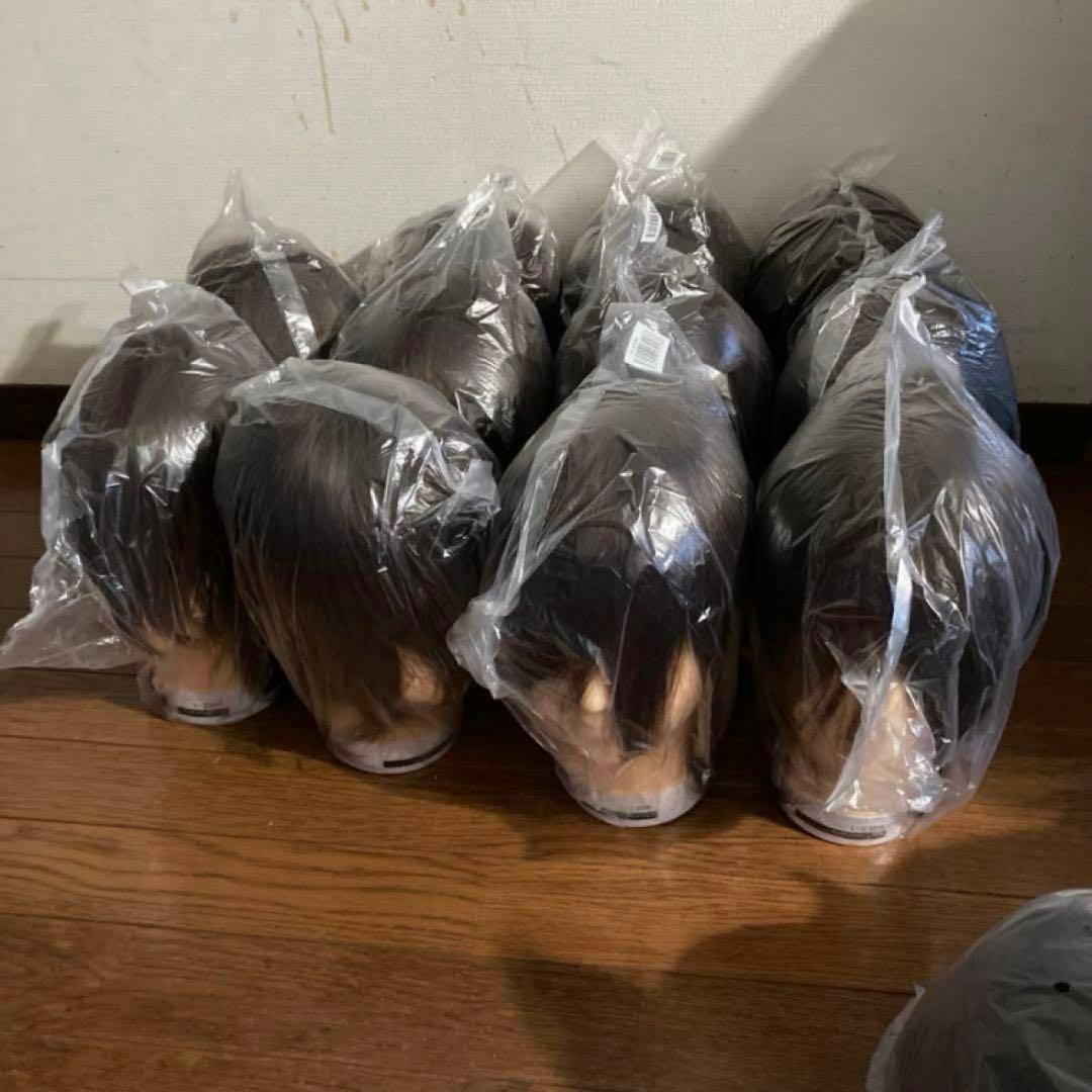 美容師国家試験練習用カットウィッグ11体