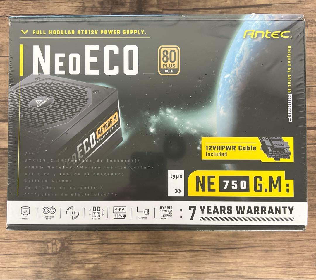 261332 ANTEC 80PLUS 電源ユニット「NE750G M 」