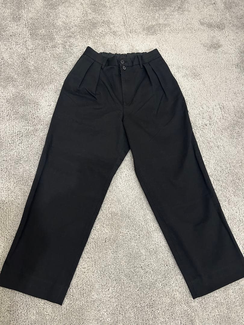 【美品】SEDAN ALL-PURPOSE 2タック チノスラックス M 黒